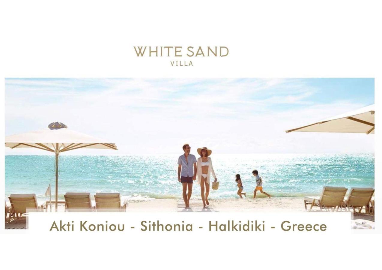 White Sand Villa Koviou Beach Nikiti Sithonia 外观 照片